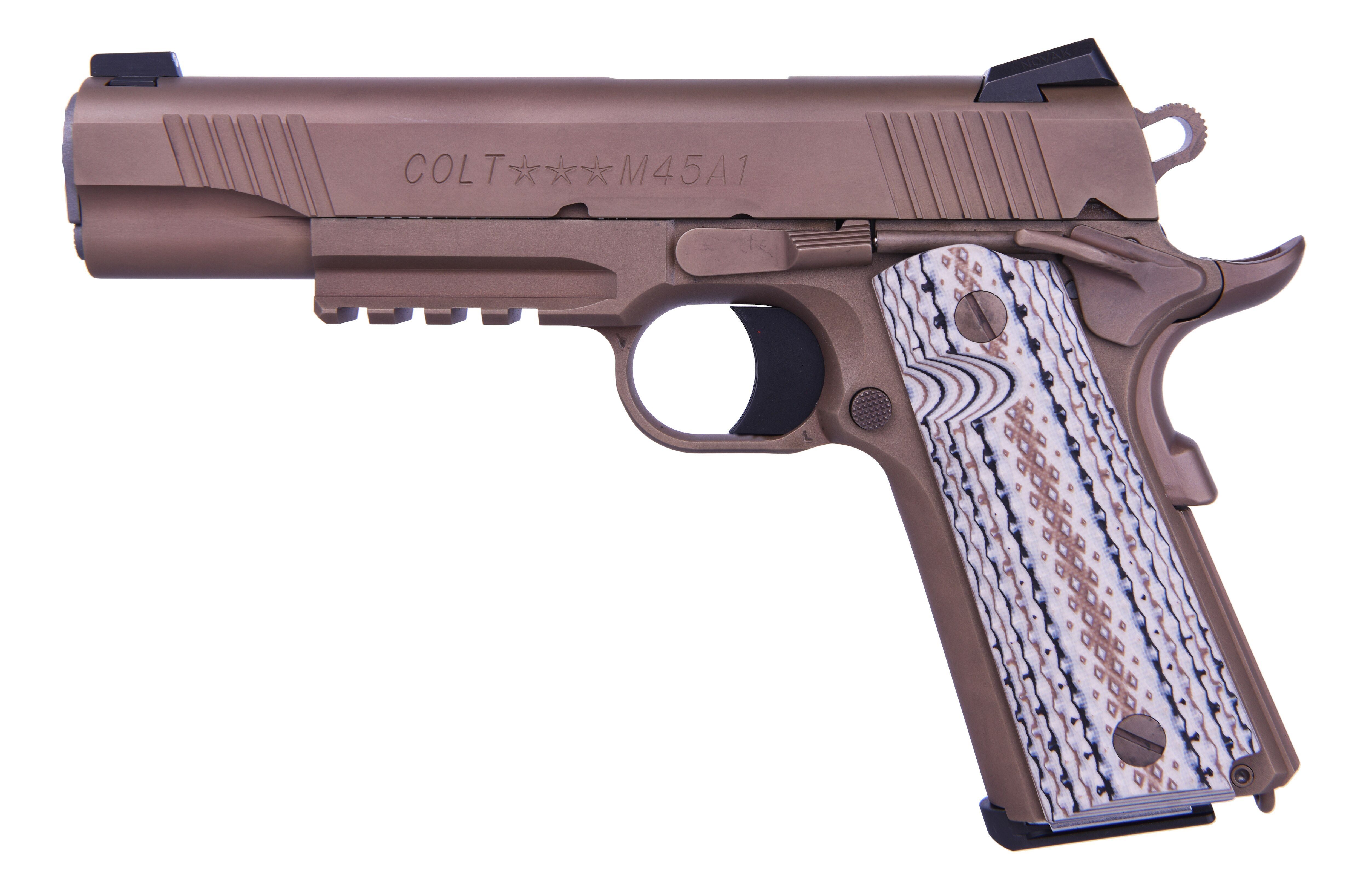 Colt 1911 CQBP Marine M45 45 ACP Pistol - Desert Tan - 7 Round - 5